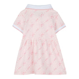 Boss Abito Mezza Manica Tinta Unita per Neonata J52184 ROSA BOSS 