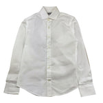 C12 Camicia Manica Lunga Tinta Unita per Bambino CMC219 BIANCO C12 