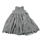 Caffe' D'Orzo Abito Tinta Unita Giromanica con Fantasia per Bambina ZW1B02P0509 BIANCO/NERO CAFFE' D'ORZO 
