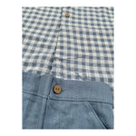 Calamaro Completo 2 Pezzi Camicie-Bermuda Bicolore per Neonato 11128B BLU CALAMARO 