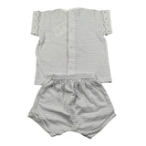 Calamaro Completo 2 Pezzi T-Shirt-Culotte per Neonato 17462 BIANCO CALAMARO 
