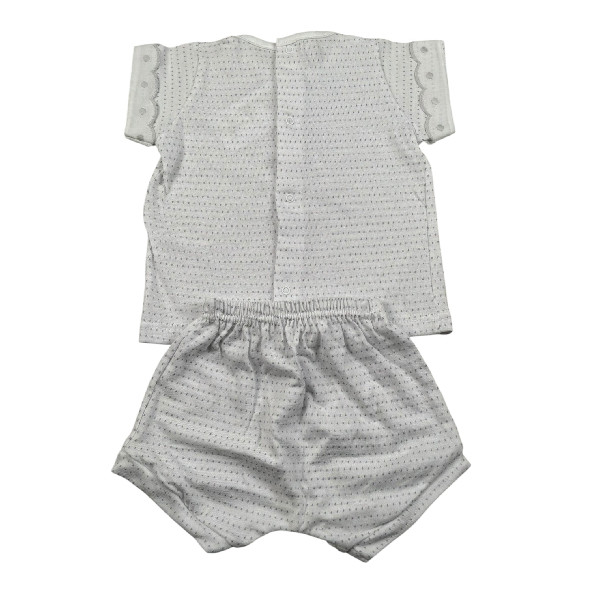 Calamaro Completo 2 Pezzi T-Shirt-Culotte per Neonato 17462 BIANCO CALAMARO 