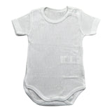 Calamaro Body Tinta Unita Traforato per Neonata EJEIIE BIANCO CALAMARO 