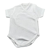 Calamaro Body Tinta Unita Traforato per Neonata OEOE BIANCO CALAMARO 