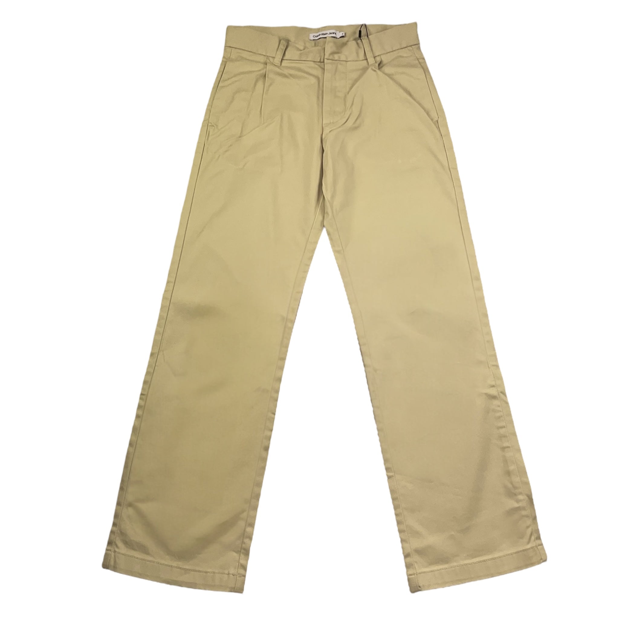 Calvin Klein Pantalone Tinta Unita con Girovita Regolabile per Bambino IB0IB02093 VERDE CALVIN KLEIN 