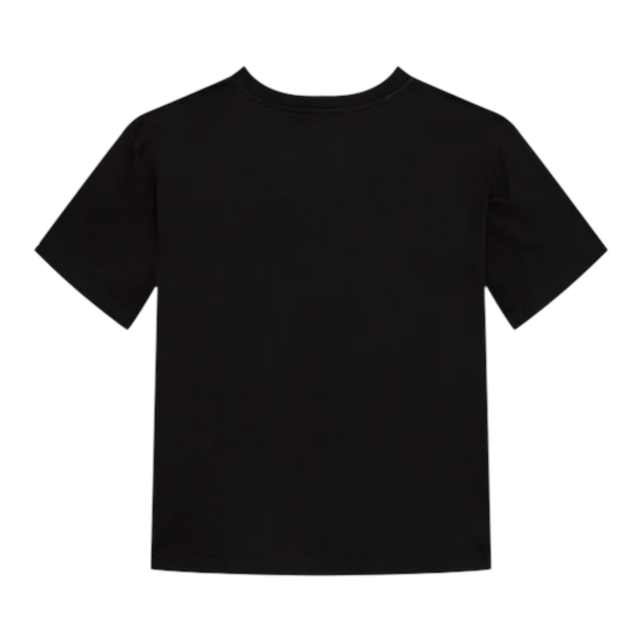 Calvin Klein T-Shirt Girocollo tinta unita con Logo Nero per Bambino IB0IB02353X NERO CALVIN KLEIN 