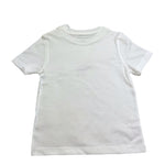 Calvin Klein T-Shirt Girocollo Tinta Unita con Stampa per Bambino IB0IB02456 BIANCO CALVIN KLEIN 