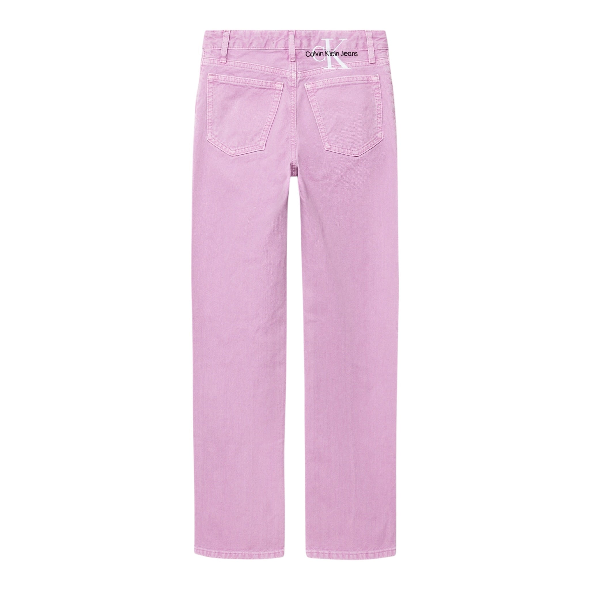 Calvin Klein Jeans Tinta Unita con Logo per Bambina IG0IG01886VDR GLICINE CALVIN KLEIN 