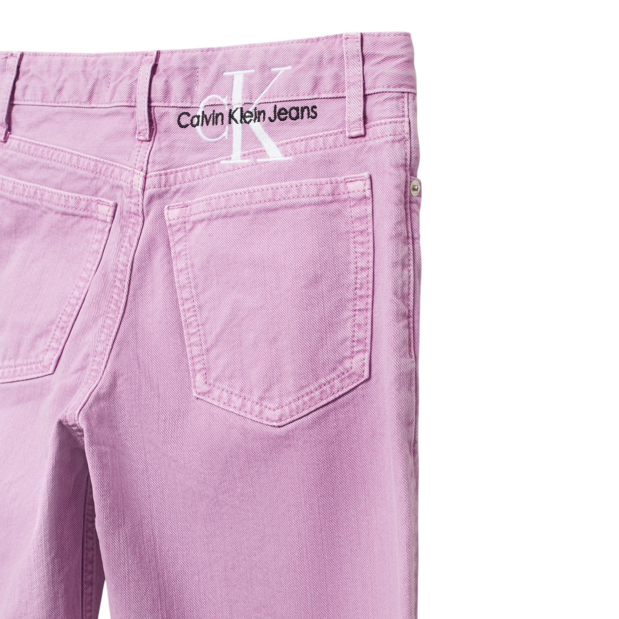 Calvin Klein Jeans Tinta Unita con Logo per Bambina IG0IG01886VDR GLICINE CALVIN KLEIN 