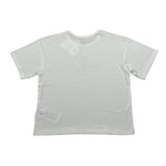 Calvin Klein T-Shirt Girocollo tinta unita con Logo Bianco per Bambina IG0IG02801XX BIANCO CALVIN KLEIN 