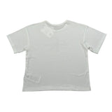 Calvin Klein T-Shirt Girocollo tinta unita con Logo Bianco per Bambina IG0IG02801XX BIANCO CALVIN KLEIN 
