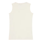Calvin Klein Canotta Tinta Unita Giromanica con Stampa per Bambina IG0IG02871X PANNA CALVIN KLEIN 