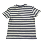 Calvin Klein T-Shirt Girocollo Tinta Unita con Fantasia A Righe per Neonato IN0IN02950 BIANCO CALVIN KLEIN 