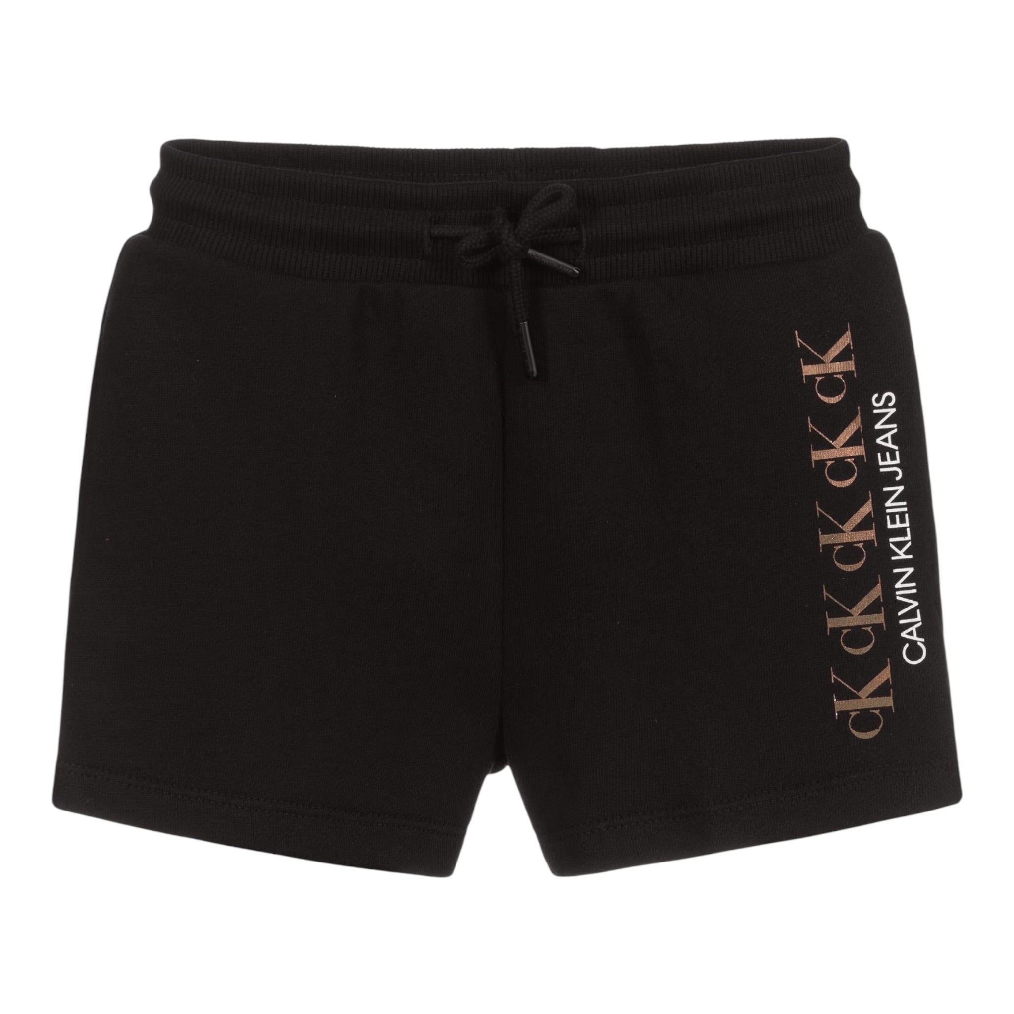 Calvin Klein Short Tuta tinta unita con Elastico In Vita Nero per Bambina SHCL NERO CALVIN KLEIN 