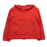 Carre'Ment Beau Cardigan Tinta Unita con Trafori per Neonata Y05219 CORALLO CARRE'MENT BEAU 