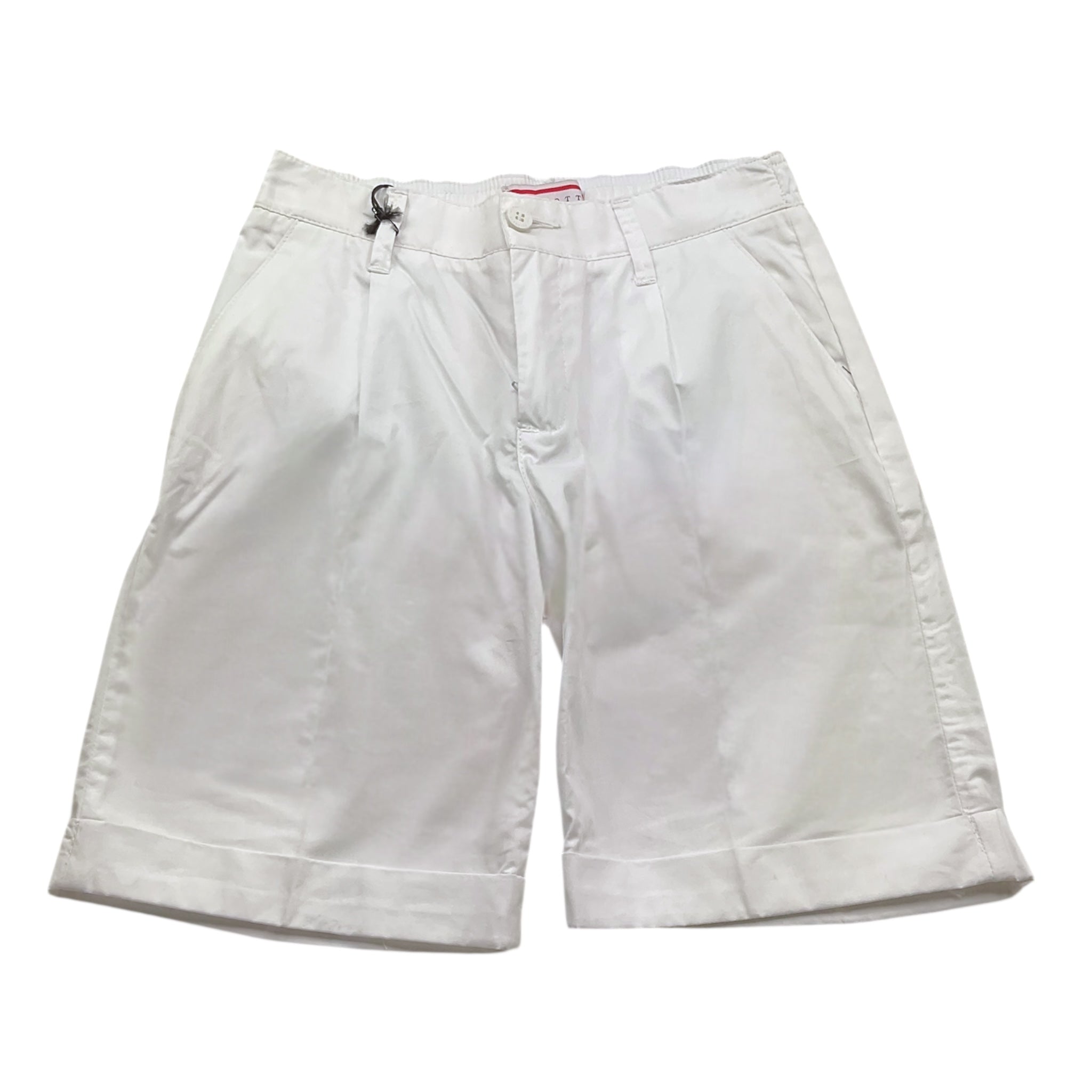 Cesare Paciotti Bermuda Tinta Unita con Elastico In Vita per Bambino BMP5163J BIANCO CESARE PACIOTTI 
