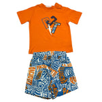 Cesare Paciotti Completo 2 Pezzi T-Shirt-Bermuda per Neonato COMP5127B ARANCIONE CESARE PACIOTTI 