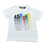 Cesare Paciotti T-Shirt Girocollo Tinta Unita con Stampa per Neonato TSP1111B BIANCO CESARE PACIOTTI 