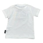 Cesare Paciotti T-Shirt Girocollo Tinta Unita con Stampa per Neonato TSP1111B BIANCO CESARE PACIOTTI 
