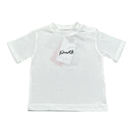 Cesare Paciotti T-Shirt Girocollo Tinta Unita con Stampa per Neonato TSP5113BXN BIANCO CESARE PACIOTTI 