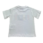 Cesare Paciotti T-Shirt Girocollo Tinta Unita con Stampa per Neonato TSP5115BXX BIANCO CESARE PACIOTTI 