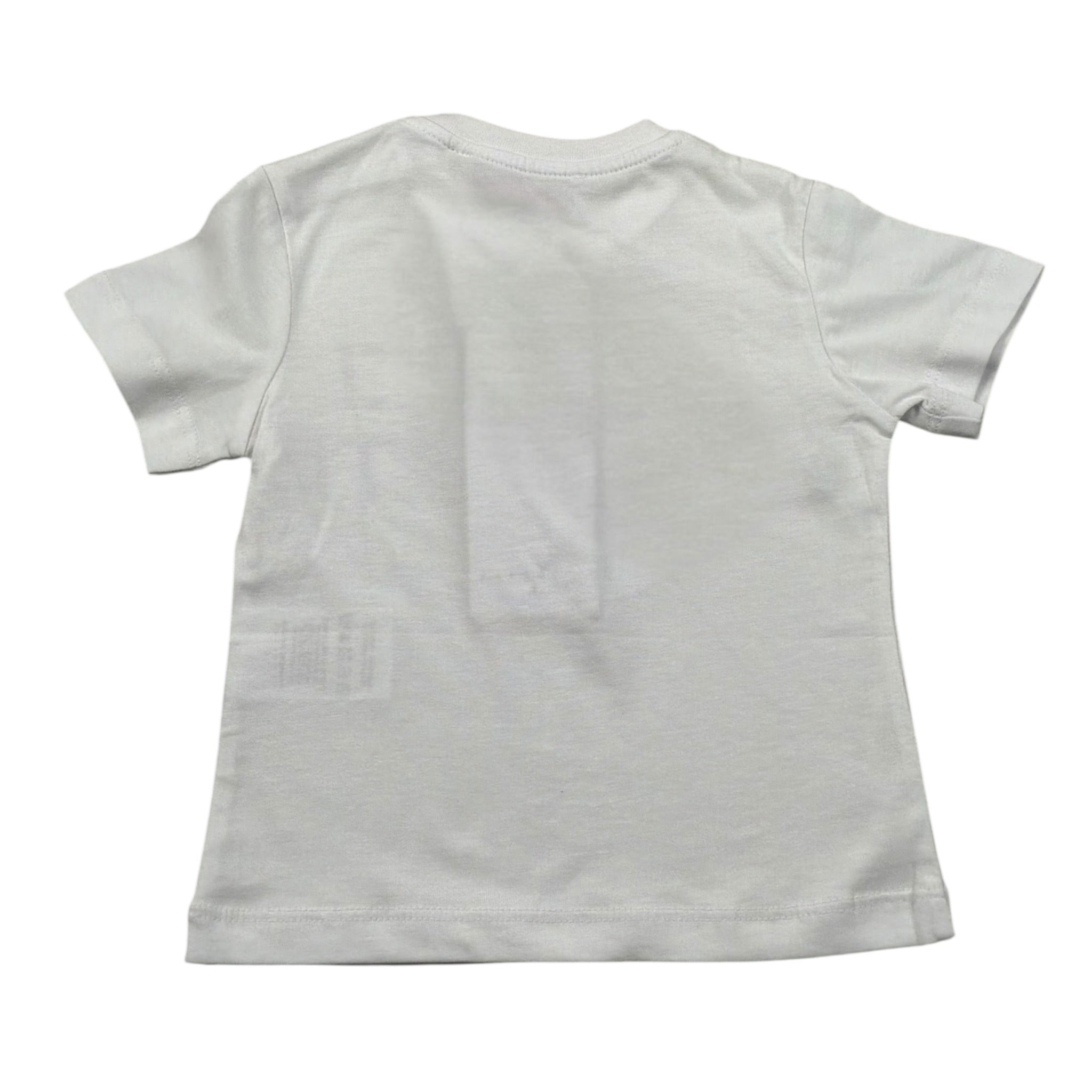 Cesare Paciotti T-Shirt Girocollo tinta unita con Stampa Bianco per Neonato TSP5165BNXXX BIANCO CESARE PACIOTTI 