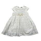 Chicchi Volanti Abito Mezza Manica tinta unita Bianco per Bambina CTW06 BIANCO CHICCHI VOLANTI 
