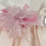Childrenfashionatelier Abito Cerimonia Tinta Unita Mezza Manica per Bambina 206AB ROSA CHILDRENFASHIONATELIER 