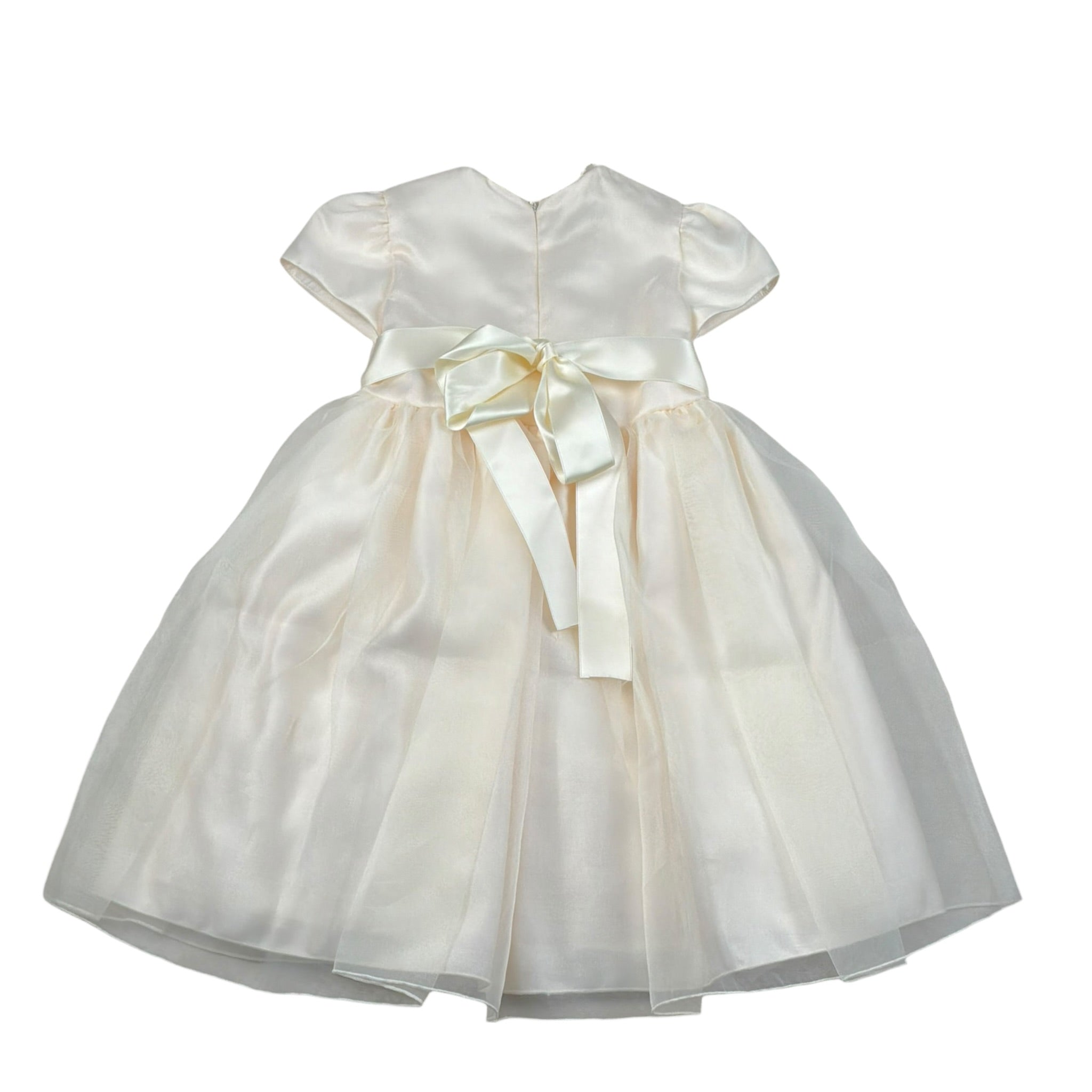 Childrenfashionatelier Abito Cerimonia Tinta Unita Mezza Manica per Bambina 2100 ROSA CHILDRENFASHIONATELIER 