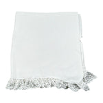 Cnd Coperta Tinta Unita con Ricami per Neonata 55737010 BIANCO CND 