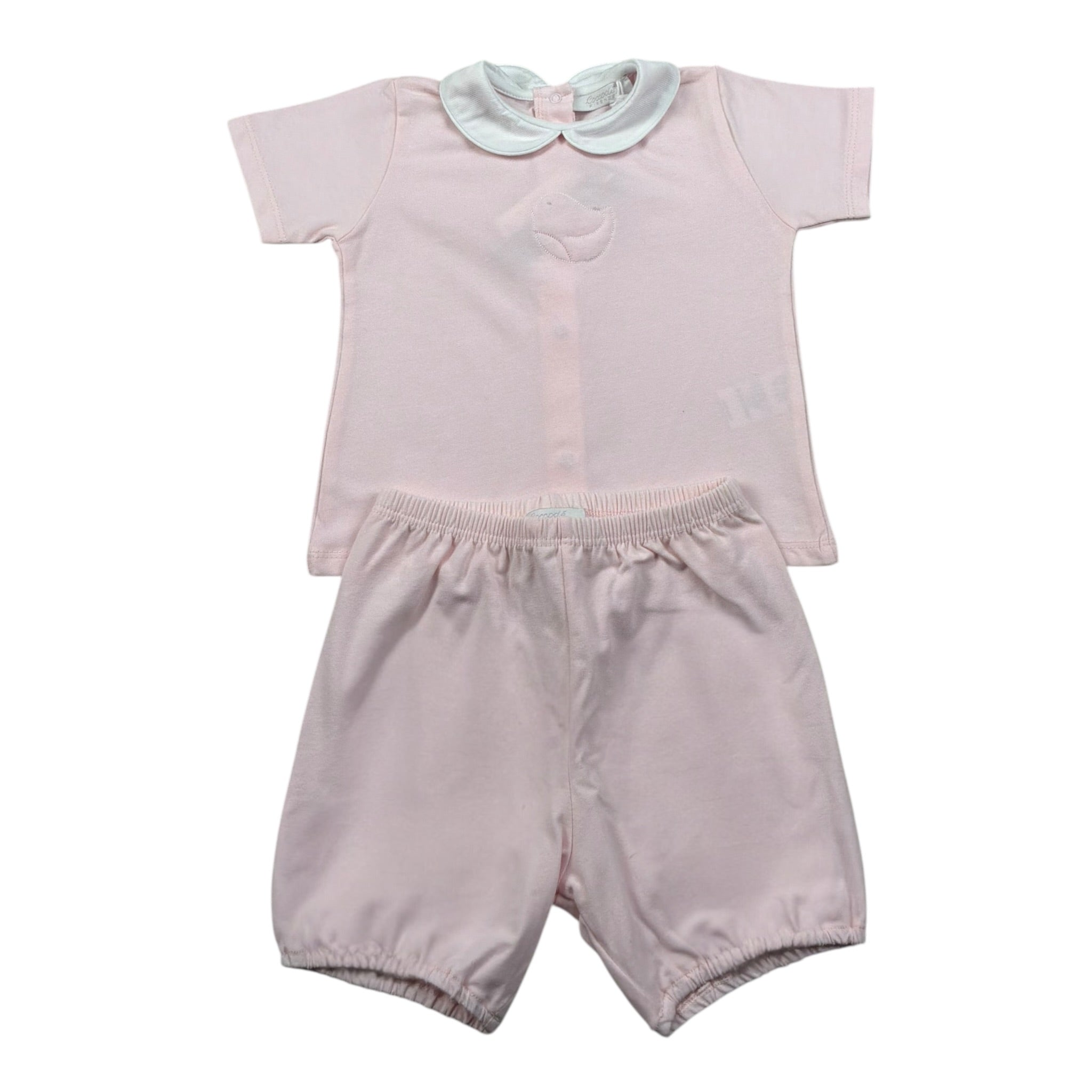 Coccode Completo 2 Pezzi T-Shirt-Culotte per Neonata C551672 ROSA COCCODE 