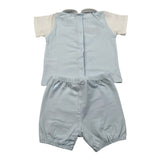 Coccode Completo 2 Pezzi T-Shirt-Culotte Tinta Unita per Neonato C551677 AZZURRO COCCODE 
