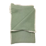 Colibri Coperta Tinta Unita con Ricami E Applicazioni per Neonata 8CPENAPP VERDE COLIBRI 