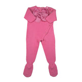 Cnd Tutina Tinta Unita con Fiocco per Neonata 55933010 FUXIA CND 