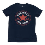 Converse T-Shirt Girocollo Tinta Unita con Logo per Bambino 866500 BLU CONVERSE 