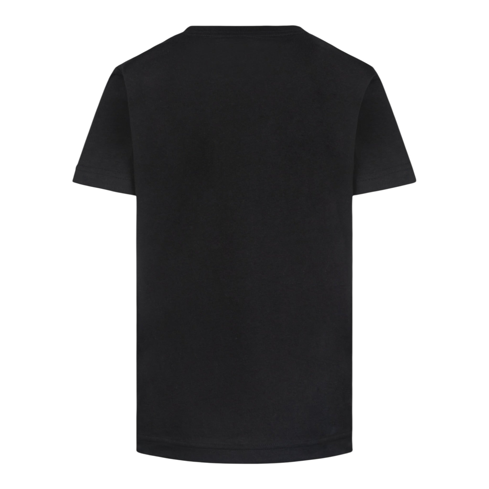 Converse T-Shirt Girocollo tinta unita con Logo Nero per Bambino 9C9506 NERO CONVERSE 