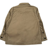 C.P. Company Camicia Manica Lunga Tinta Unita con Zip per Bambino CMC007 BEIGE C.P. COMPANY 