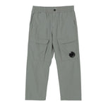 C.P. Company Pantalone Tinta Unita con Elastico In Vita per Bambino CMP00M VERDE C.P. COMPANY 