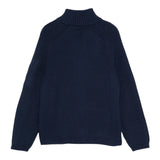 C.P. Company Maglia Tinta Unita Collo Alto con Zip per Bambino CMW004 BLU C.P. COMPANY 
