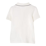C.P. Company Polo Mezza Manica Tinta Unita per Bambino CNM000 PANNA C.P. COMPANY 