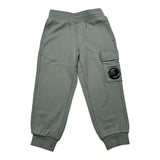 C.P. Company Pantalone Tuta Tinta Unita per Bambino CNP002 VERDE C.P. COMPANY 