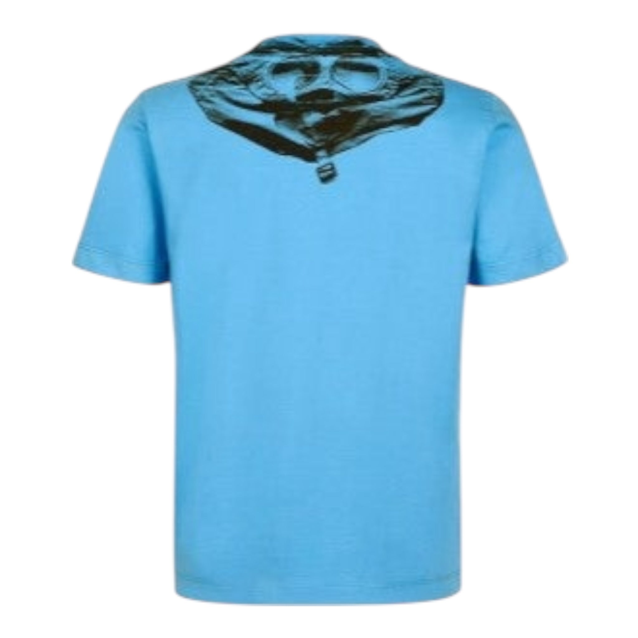 C.P. Company T-Shirt Girocollo tinta unita con Stampa Turchese per Bambino CUM006 TURCHESE C.P. COMPANY 