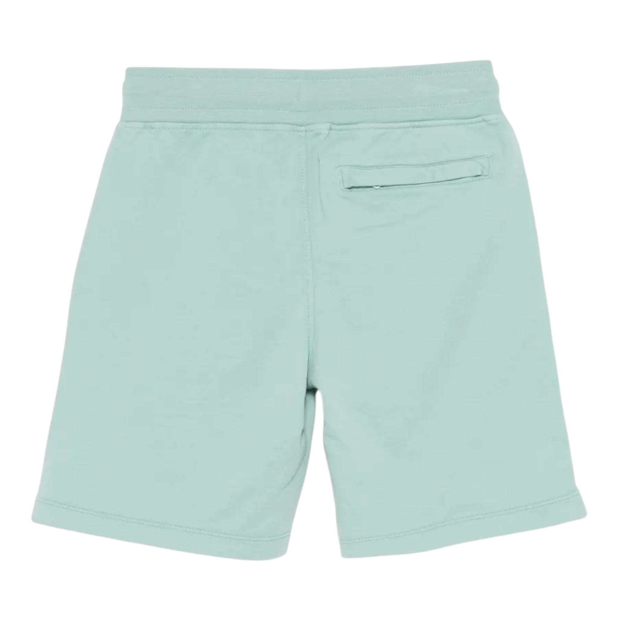 C.P. Company Bermuda In Felpa Tinta Unita per Bambino CUQ00C VERDE C.P. COMPANY 