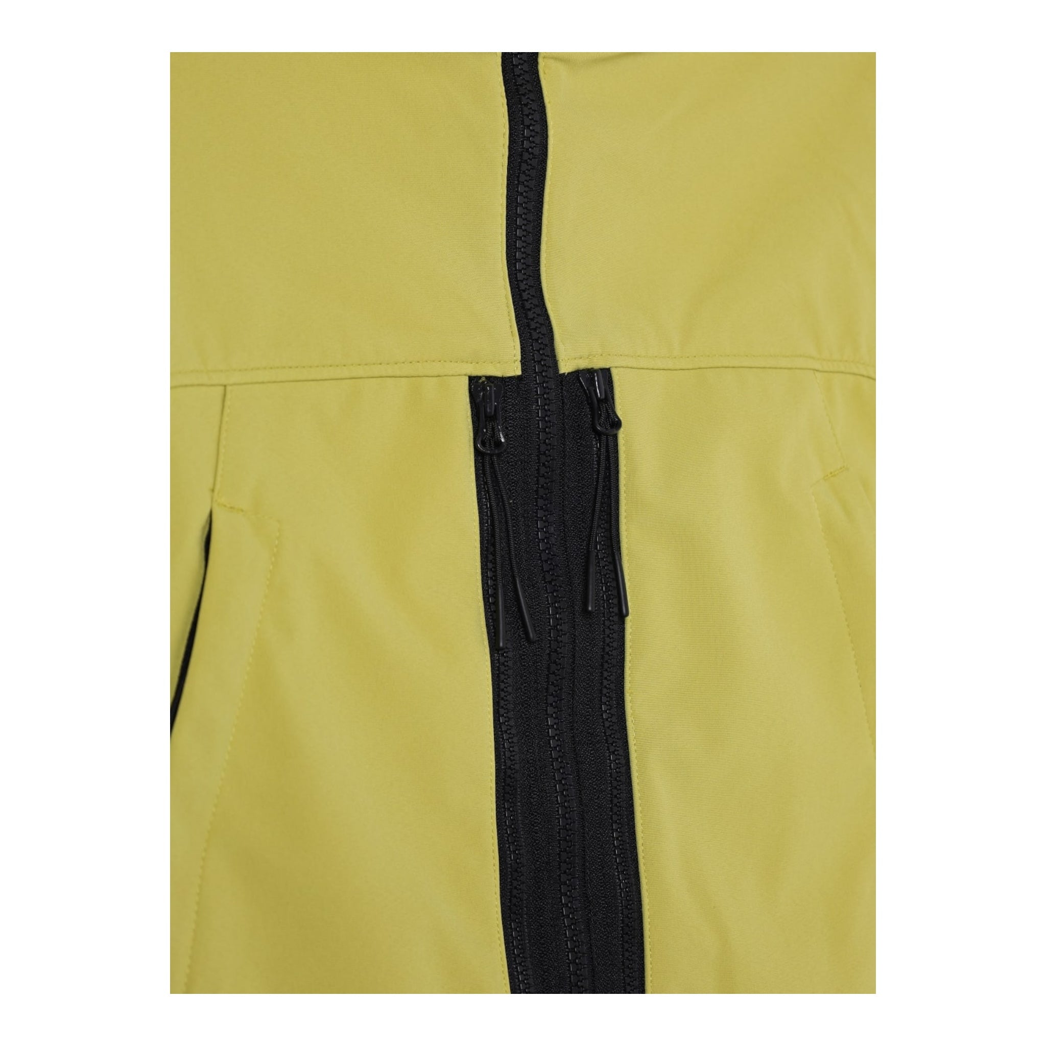 C.P. Company Giubbino Tinta Unita con Zip E Cappuccio per Bambino CUS00V VERDE ACIDO C.P. COMPANY 