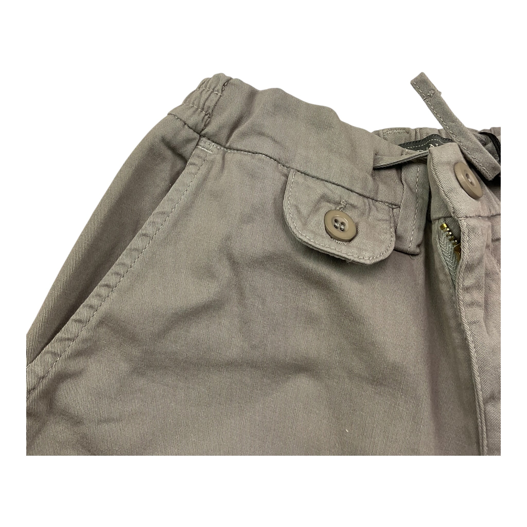 Dan John Bermuda Tinta Unita con Elastic In Vita per Bambino BMD5102J GRIGIO DAN JOHN 