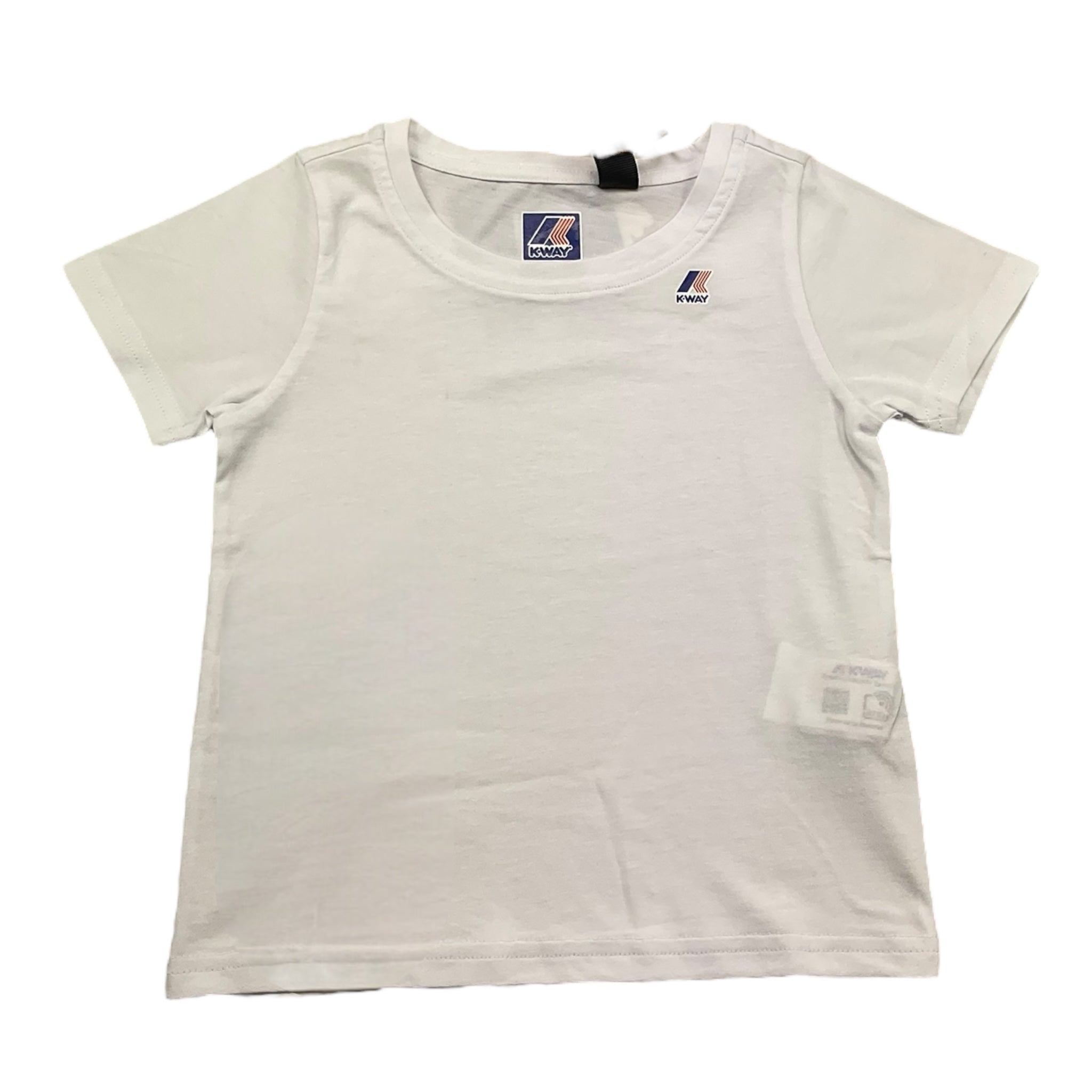 Dan John T-Shirt Girocollo Tinta Unita con Logo per Bambino K4114WW BIANCO DAN JOHN 