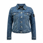 Daniele Alessandrini Giubbino In Denim Tinta Unita per Bambino 1235OD00258 BLU DANIELE ALESSANDRINI 