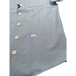 Daniele Alessandrini Camicia Mezza Manica Tinta Unita per Bambino 1236C002300 AZZURRO DANIELE ALESSANDRINI 