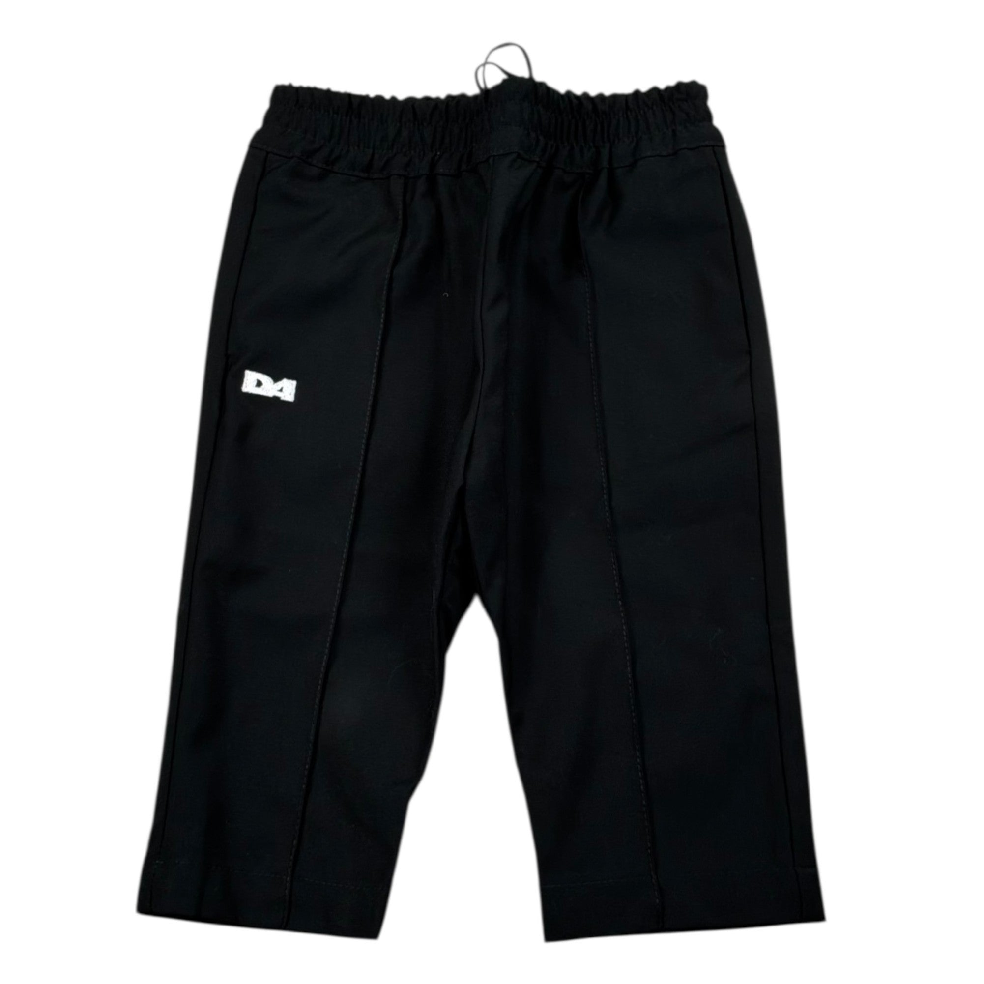 Daniele Alessandrini Pantalone Tinta Unita con Elastico In Vita per Neonato 1291P00043 NERO DANIELE ALESSANDRINI 