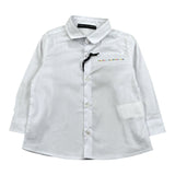 Daniele Alessandrini Camicia Manica Lunga Tinta Unita per Neonato 1295C00023 BIANCO DANIELE ALESSANDRINI 